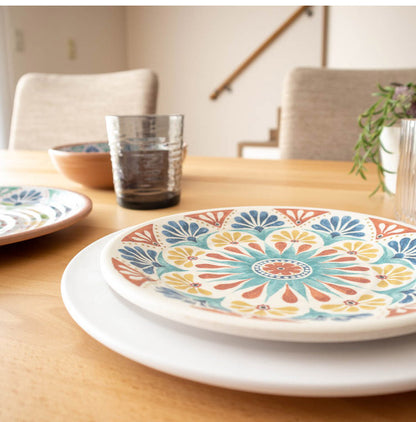 リオメダリオン 15点セット メラミン食器 割れにくい おしゃれ 食洗機対応 ボウル お皿 可愛い 電子レンジ不可 食洗機対応 食器セット プレート(代引不可)