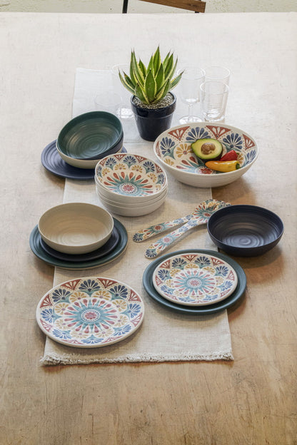 リオメダリオン サラダプレート 22cm ターホン TarHong メラミン食器 22cm 割れにくい おしゃれ 食洗機対応 プレート お皿 ワンプレート 可愛い 電子レンジ不可 食洗機対応(代引不可)