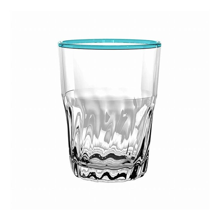 カンティーナ DOFグラス 440ml アクア 樹脂製 ターホン TarHong コップ 440ml タンブラー 割れない プラスチック おしゃれ グラス 電子レンジ不可 食洗機対応(代引不可)