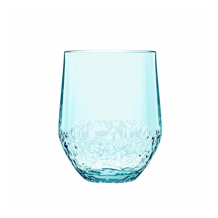 キューブ ステムレスグラス 390ml 樹脂製 ターホン TarHong コップ 390ml タンブラー 割れない プラスチック おしゃれ グラス 電子レンジ不可 食洗機対応(代引不可)