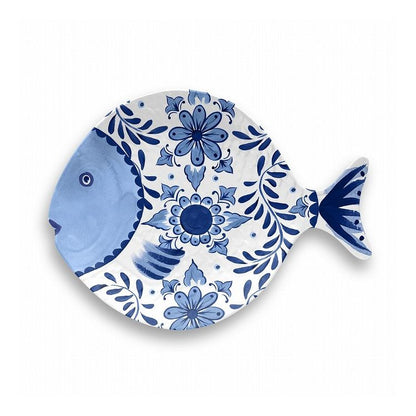 コバルトカシータ フィッシュトレイ 30cm ターホン TarHong トレー 30cm プレート トレイ お盆 メラミン食器 割れにくい おしゃれ 食洗機対応 パーティー 大皿 可愛い 電子レンジ不可 食洗機対応(代引不可)