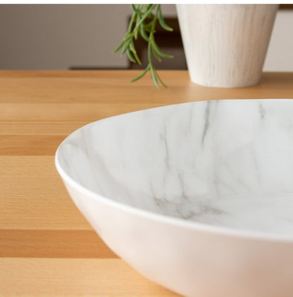 大理石風 12点セット メラミン食器 割れにくい おしゃれ 食洗機対応 ボウル お皿 可愛い 電子レンジ不可 食洗機対応 食器セット プレート(代引不可)