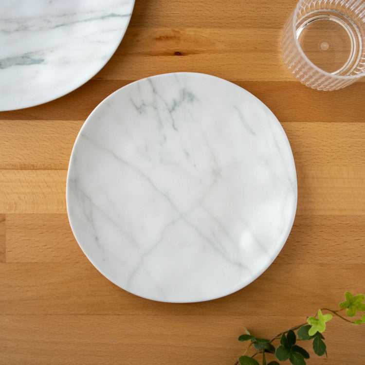 大理石風 サラダプレート 22cm ターホン TarHong メラミン食器 22cm 割れにくい おしゃれ 食洗機対応 プレート お皿 ワンプレート 可愛い 電子レンジ不可 食洗機対応(代引不可)