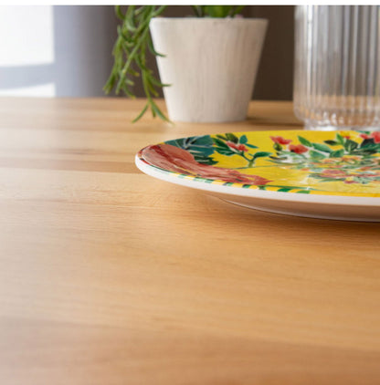 ガーデンフローラル 10点セット メラミン食器 割れにくい おしゃれ 食洗機対応 ボウル お皿 可愛い 電子レンジ不可 食洗機対応 食器セット プレート(代引不可)