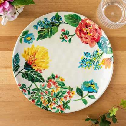 ガーデンフローラル ディナープレート 27cm ターホン TarHong メラミン食器 27cm 割れにくい おしゃれ 食洗機対応 プレート お皿 ワンプレート 大皿 可愛い 電子レンジ不可 食洗機対応(代引不可)