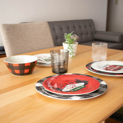 ヴィンテージ ディアカントリー サラダプレート 22cm ターホン TarHong メラミン食器 22cm 割れにくい おしゃれ 食洗機対応 プレート お皿 ワンプレート 可愛い 電子レンジ不可 食洗機対応(代引不可)