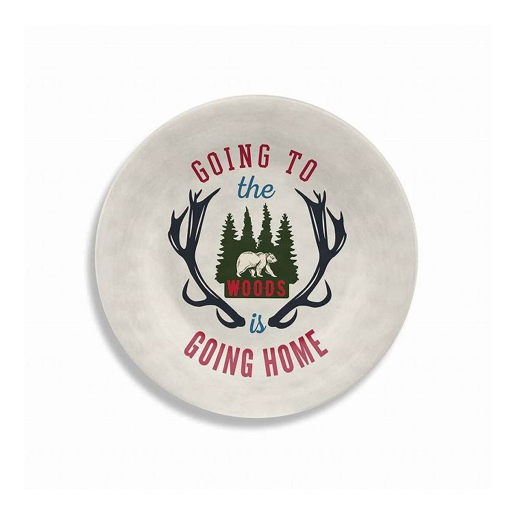 ヴィンテージ ロッジウッド サラダプレート 22cm ターホン TarHong メラミン食器 22cm 割れにくい おしゃれ 食洗機対応 プレート お皿 ワンプレート 可愛い 電子レンジ不可 食洗機対応(代引不可)