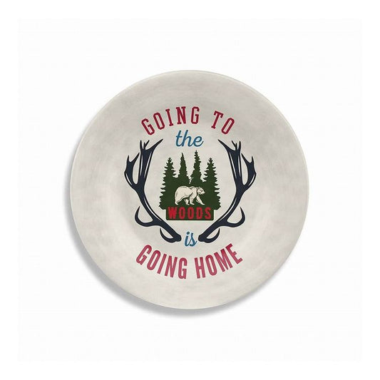 ヴィンテージ ロッジウッド サラダプレート 22cm ターホン TarHong メラミン食器 22cm 割れにくい おしゃれ 食洗機対応 プレート お皿 ワンプレート 可愛い 電子レンジ不可 食洗機対応(代引不可)