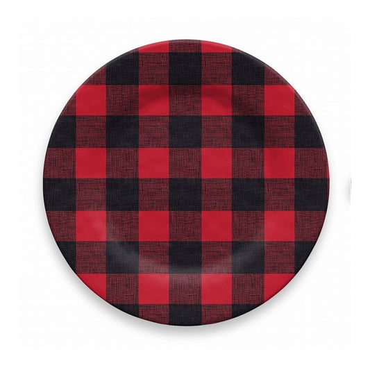 ヴィンテージ バッファローチェック ディナープレート 27cm レッド ターホン TarHong メラミン食器 27cm 割れにくい おしゃれ 食洗機対応 プレート お皿 ワンプレート 大皿 可愛い(代引不可)