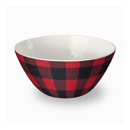 ヴィンテージ バッファローチェック ボウル 16cm レッド ターホン TarHong メラミン食器 15cm 割れにくい おしゃれ 食洗機対応 ボウル お皿 深皿 可愛い 電子レンジ不可 食洗機対応(代引不可)