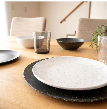 テラゾ 12点セット メラミン食器 割れにくい おしゃれ 食洗機対応 ボウル お皿 可愛い 電子レンジ不可 食洗機対応 食器セット プレート(代引不可)