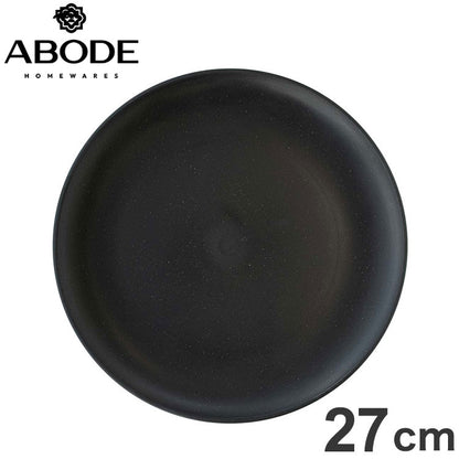 クープ ディナープレート 27cm ブラック TMXDN1108MBL ABODE Homeware 麦わらPP(ポリプロピレン樹脂/麦わら繊維) 27.4×2.1×2.1cm -20~140℃ 食洗機対応 自然由来 ベーシック シンプル(代引不可)