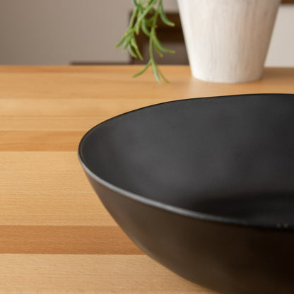 planta マット サーバーボウル 28cm ブラック ターホン TarHong メラミン食器 28cm 割れにくい おしゃれ 食洗機対応 ボウル お皿 深皿 エコ 可愛い 電子レンジ不可 食洗機対応(代引不可)