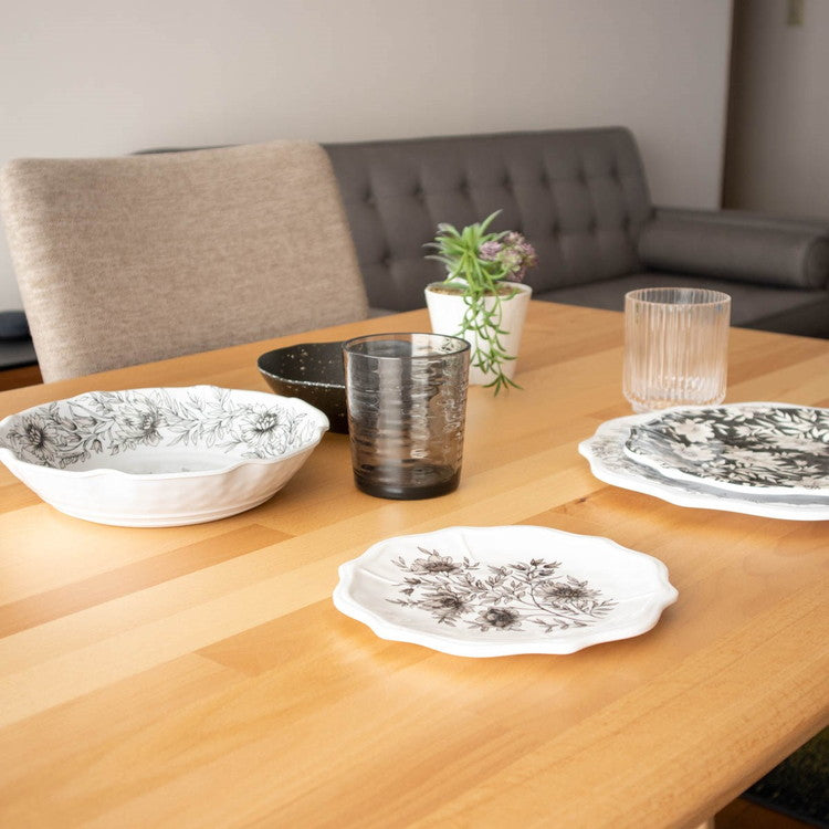 ファームハウスボタニカル サラダプレート 22cm ターホン TarHong メラミン食器 23cm 割れにくい おしゃれ 食洗機対応 プレート お皿 ワンプレート 可愛い 電子レンジ不可 食洗機対応(代引不可)