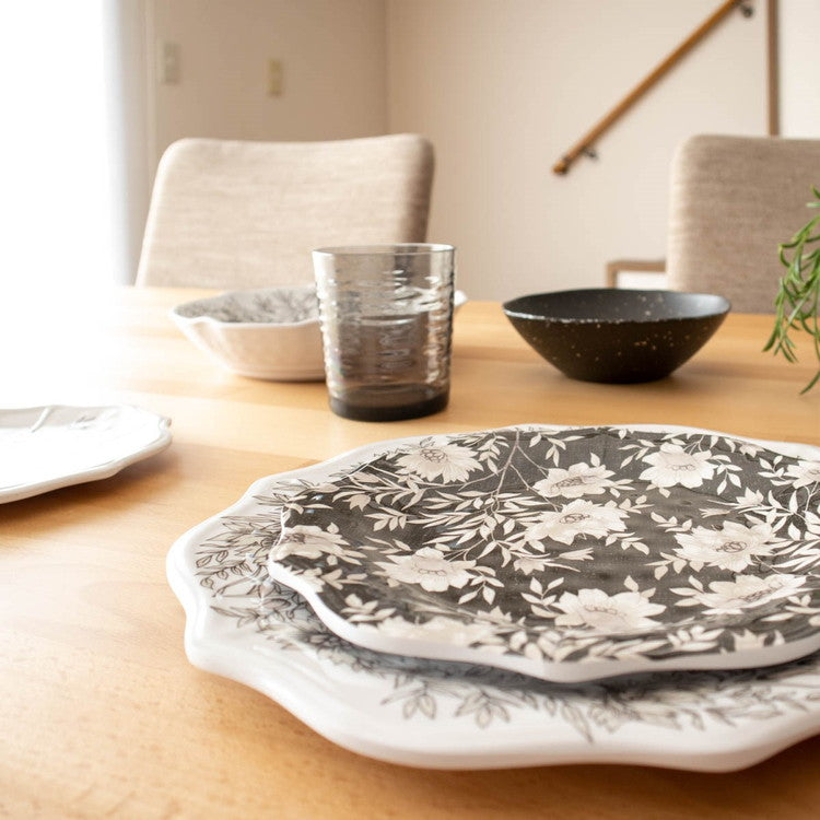 ファームハウスボタニカル サラダプレート 22cm ターホン TarHong メラミン食器 23cm 割れにくい おしゃれ 食洗機対応 プレート お皿 ワンプレート 可愛い 電子レンジ不可 食洗機対応(代引不可)