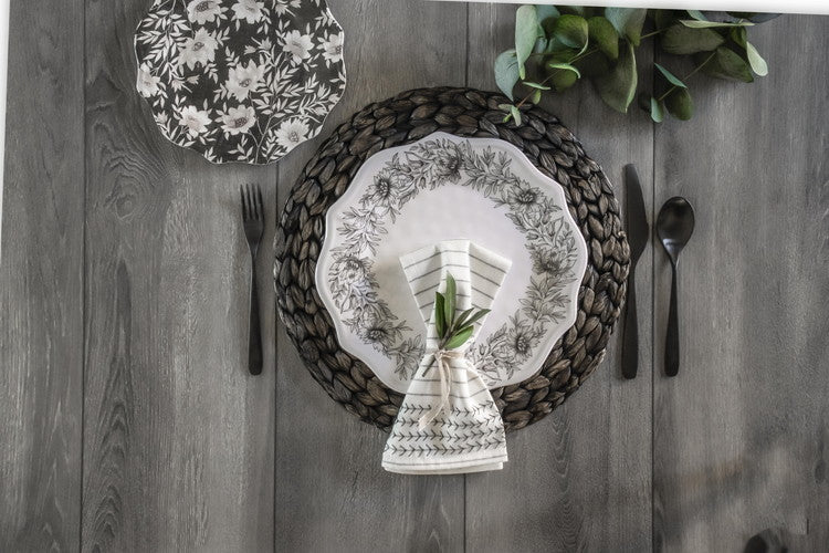 ファームハウスボタニカル サラダプレート 22cm ターホン TarHong メラミン食器 23cm 割れにくい おしゃれ 食洗機対応 プレート お皿 ワンプレート 可愛い 電子レンジ不可 食洗機対応(代引不可)