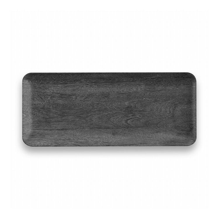 木目調 レクタングルトレイ 45cm ブラック ターホン TarHong トレー 45cm プレート トレイ お盆 メラミン食器 割れにくい おしゃれ 食洗機対応 パーティー 大皿 可愛い 電子レンジ不可 食洗機対応(代引不可)