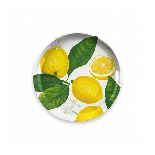 フレッシュレモン サラダプレート 22cm ターホン TarHong メラミン食器 22cm 割れにくい おしゃれ 食洗機対応 プレート お皿 ワンプレート 可愛い 電子レンジ不可 食洗機対応(代引不可)