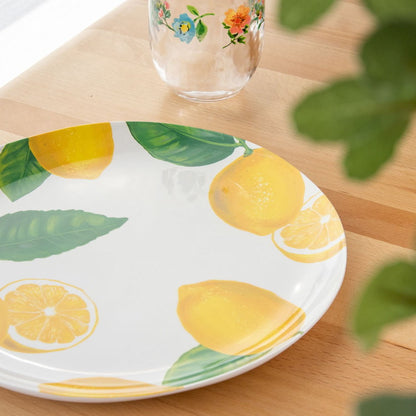 フレッシュレモン サラダプレート 22cm ターホン TarHong メラミン食器 22cm 割れにくい おしゃれ 食洗機対応 プレート お皿 ワンプレート 可愛い 電子レンジ不可 食洗機対応(代引不可)