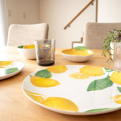 フレッシュレモン サラダプレート 22cm ターホン TarHong メラミン食器 22cm 割れにくい おしゃれ 食洗機対応 プレート お皿 ワンプレート 可愛い 電子レンジ不可 食洗機対応(代引不可)