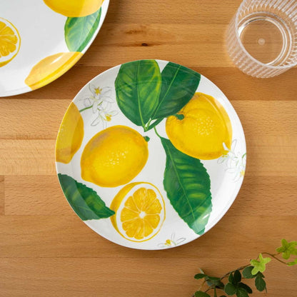 フレッシュレモン サラダプレート 22cm ターホン TarHong メラミン食器 22cm 割れにくい おしゃれ 食洗機対応 プレート お皿 ワンプレート 可愛い 電子レンジ不可 食洗機対応(代引不可)