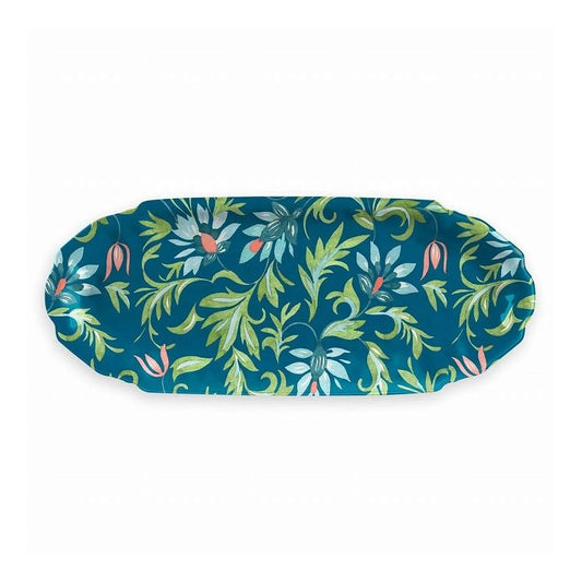 シノワズリボタニカル アペタイザーオーバルトレイ 47cm ターホン TarHong トレー 47cm プレート トレイ お盆 メラミン食器 割れにくい おしゃれ 食洗機対応 パーティー 大皿 可愛い(代引不可)