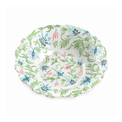 シノワズリボタニカル ボウル 20cm ターホン TarHong メラミン食器 20cm 割れにくい おしゃれ 食洗機対応 ボウル お皿 深皿 可愛い 電子レンジ不可 食洗機対応(代引不可)