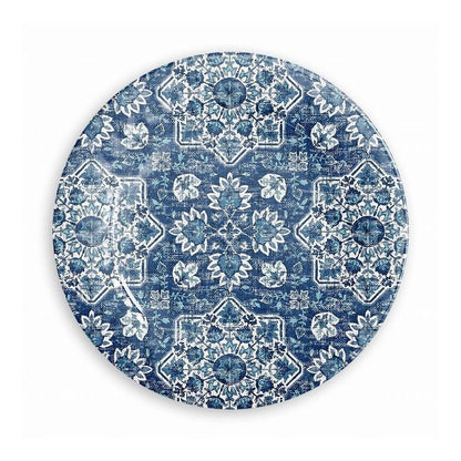 アトランティックブルーメダリオン ディナープレート 27cm ターホン TarHong メラミン食器 27cm 割れにくい おしゃれ 食洗機対応 プレート お皿 ワンプレート 大皿 可愛い 電子レンジ不可 食洗機対応(代引不可)