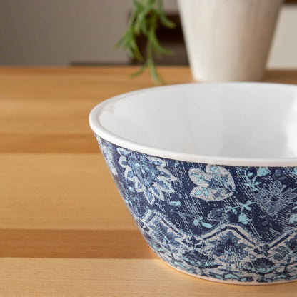 アトランティックブルーメダリオン シリアルボウル 16cm ターホン TarHong メラミン食器 16cm 割れにくい おしゃれ 食洗機対応 ボウル お皿 深皿 可愛い 電子レンジ不可 食洗機対応(代引不可)