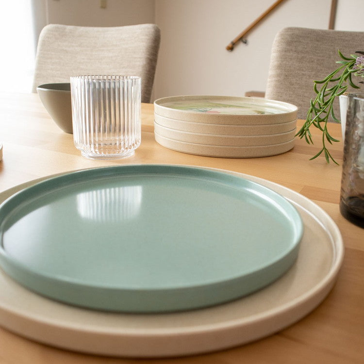 merge パレルモトロピカル サラダプレートアソート(4枚セット) 22cm ターホン TarHong メラミン食器 22cm 割れにくい バンブー おしゃれ 食洗機対応 プレート お皿 ワンプレート エコ 4枚セット(代引不可)