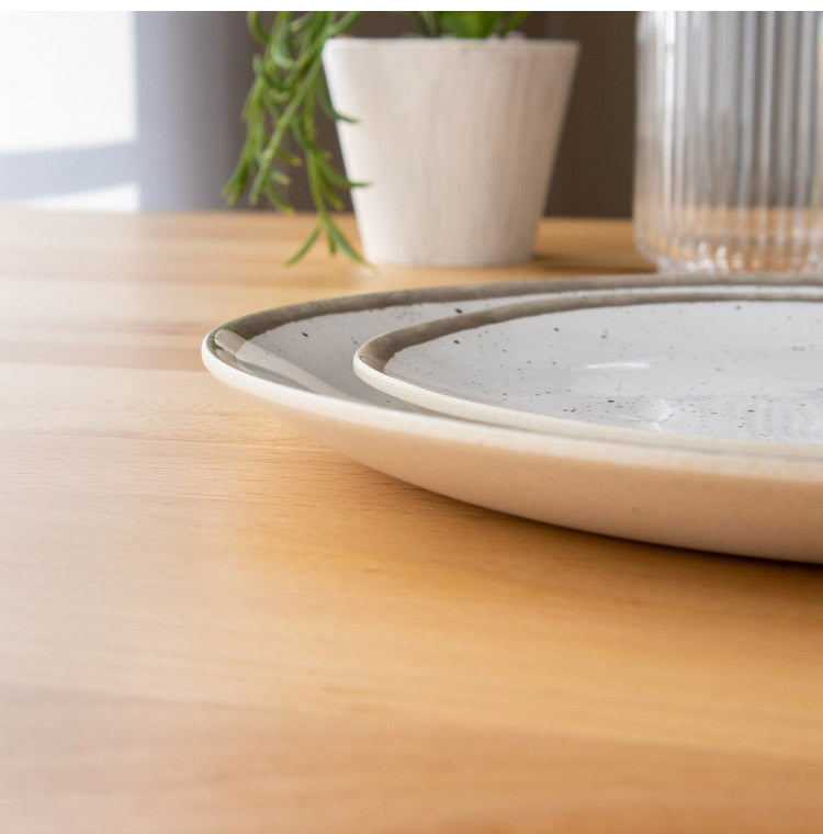 merge リトリートポタリー ホワイト 12点セット メラミン食器 割れにくい おしゃれ 食洗機対応 ボウル お皿 可愛い 電子レンジ不可 食洗機対応 食器セット プレート(代引不可)