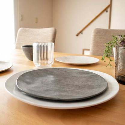 planta 木目調 ディナープレート 27cm ブラック ターホン TarHong メラミン食器 27cm 割れにくい バンブー おしゃれ 食洗機対応 プレート お皿 エコ ワンプレート 大皿 電子レンジ不可 食洗機対応(代引不可)