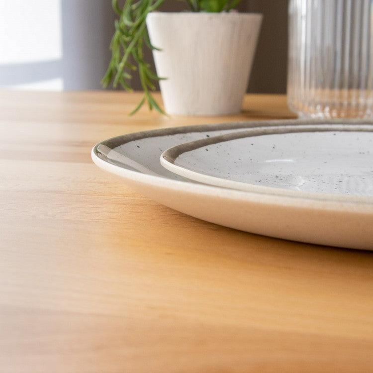 merge リトリートポタリー ディナープレート 27cm ホワイト ターホン TarHong メラミン食器 27cm 割れにくい バンブー おしゃれ 食洗機対応 プレート お皿 エコ ワンプレート 大皿(代引不可)