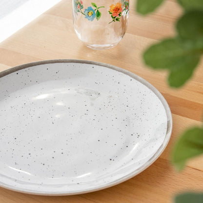 merge リトリートポタリー ディナープレート 27cm ホワイト ターホン TarHong メラミン食器 27cm 割れにくい バンブー おしゃれ 食洗機対応 プレート お皿 エコ ワンプレート 大皿(代引不可)