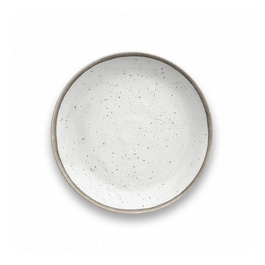 merge リトリートポタリー サラダプレート 21cm ホワイト ターホン TarHong メラミン食器 21cm 割れにくい バンブー おしゃれ 食洗機対応 プレート お皿 ワンプレート エコ 電子レンジ不可 食洗機対応(代引不可)