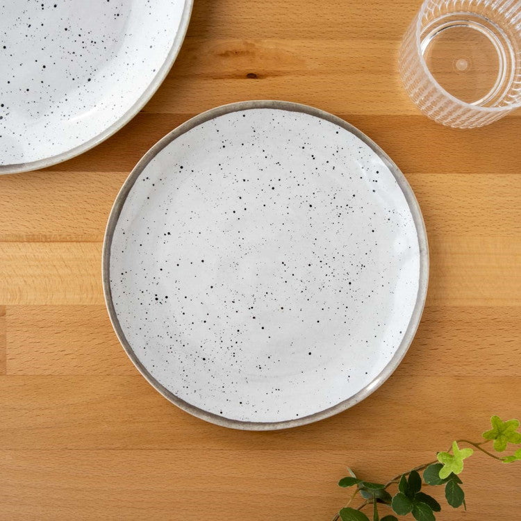 merge リトリートポタリー サラダプレート 21cm ホワイト ターホン TarHong メラミン食器 21cm 割れにくい バンブー おしゃれ 食洗機対応 プレート お皿 ワンプレート エコ 電子レンジ不可 食洗機対応(代引不可)