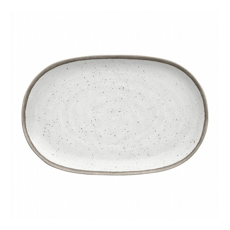 merge リトリートポタリー 長角皿 43cm ホワイト ターホン TarHong メラミン食器 43cm 割れにくい おしゃれ 食洗機対応 パーティー 大皿 プラッター プレート お皿 エコ 長角皿 可愛い 電子レンジ不可(代引不可)