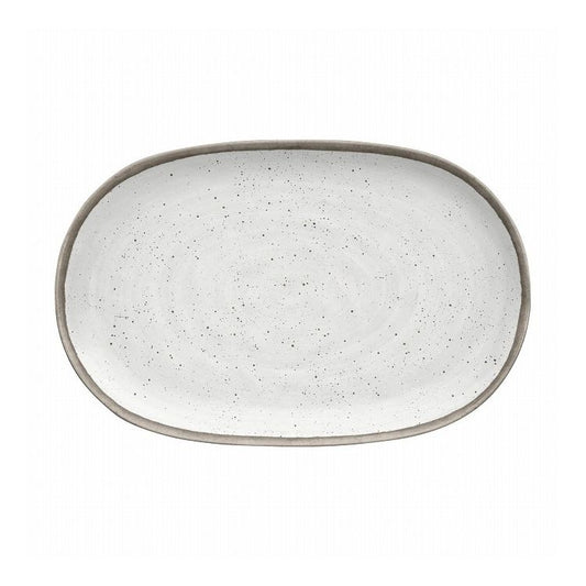 merge リトリートポタリー 長角皿 43cm ホワイト ターホン TarHong メラミン食器 43cm 割れにくい おしゃれ 食洗機対応 パーティー 大皿 プラッター プレート お皿 エコ 長角皿 可愛い 電子レンジ不可(代引不可)