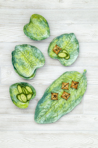 merge パレルモトロピカル リーフプレート 38cm ターホン TarHong メラミン食器 38cm 割れにくい おしゃれ 食洗機対応 パーティー 大皿 プラッター プレート お皿 エコ 可愛い 電子レンジ不可(代引不可)