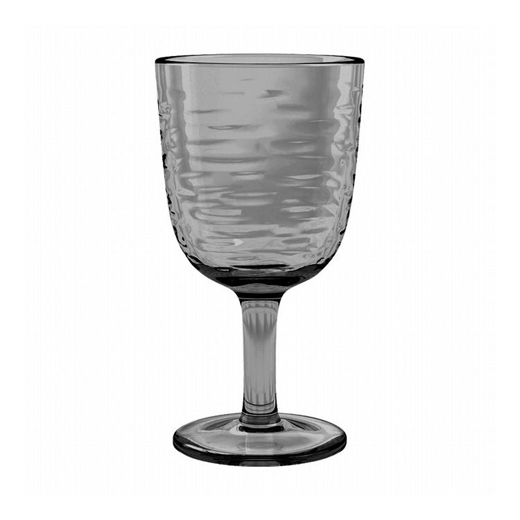 ファウンドリー ゴブレットグラス 390ml グレー 樹脂製 ターホン TarHong コップ 390ml 割れないグラス プラスチック おしゃれ タンブラー 電子レンジ不可 食洗機対応(代引不可)