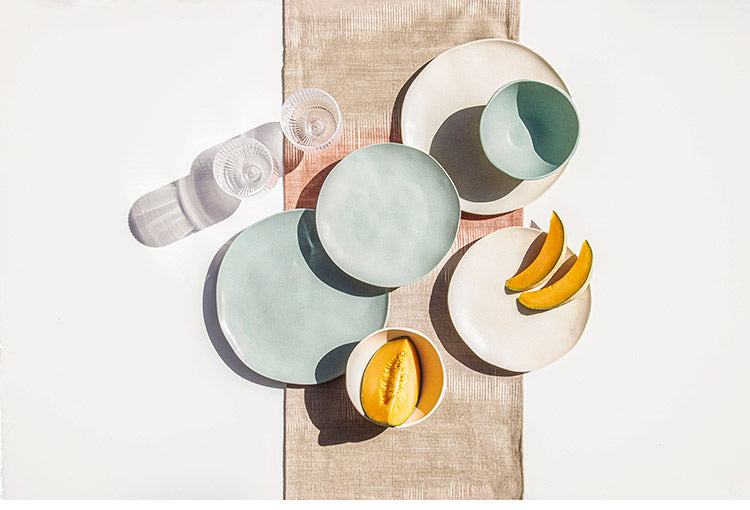 麦わらPP オーガニック 12点セット クリーム セージグリーン ポリプロピレン製 ターホン TarHong 割れにくい食器 おしゃれ 電子レンジ対応 食洗機対応 プレート お皿 エコ ワンプレート(代引不可)