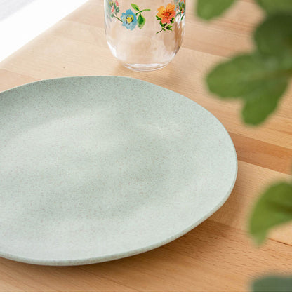 麦わらPP オーガニック 12点セット クリーム セージグリーン ポリプロピレン製 ターホン TarHong 割れにくい食器 おしゃれ 電子レンジ対応 食洗機対応 プレート お皿 エコ ワンプレート(代引不可)