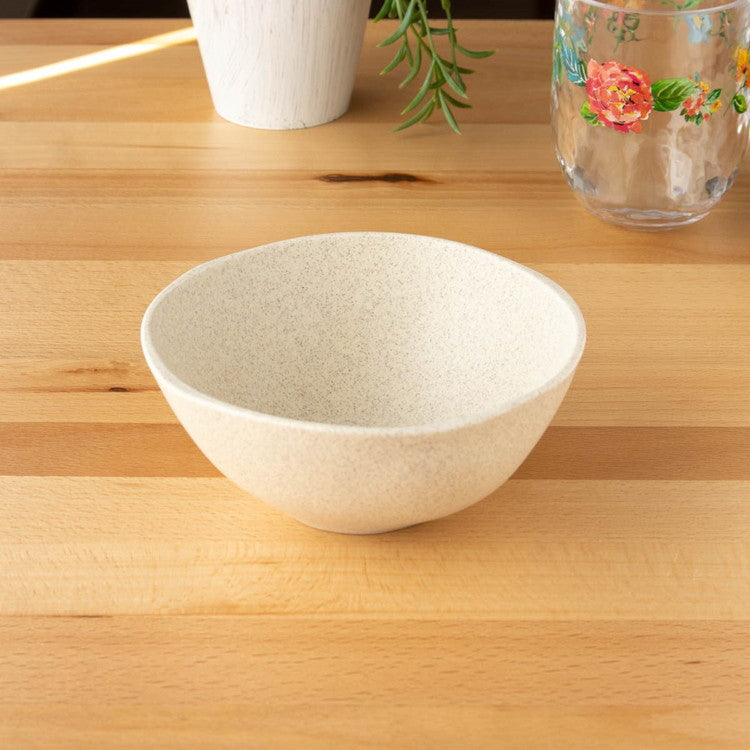 麦わらPP オーガニック ボウル 15cm クリーム ポリプロピレン製 ターホン TarHong 割れにくい食器 15cm おしゃれ 電子レンジ対応 食洗機対応 ボウル お皿 深皿 エコ 可愛い(代引不可)