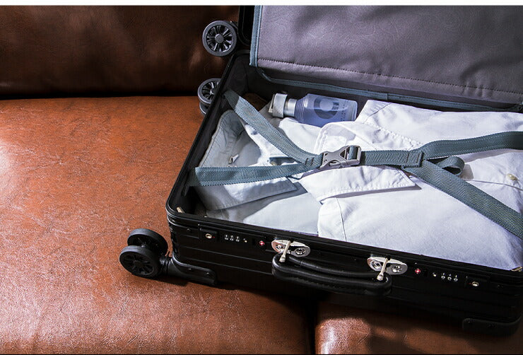 スーツケース SSサイズ 機内持ち込み TSAロック 軽量  ポリカーボネート100% Wキャスター ホワイト ブラック シルバー 出張 旅行 おしゃれ キャリーケース キャリーバッグ simplus シンプラス SP-TC01SS