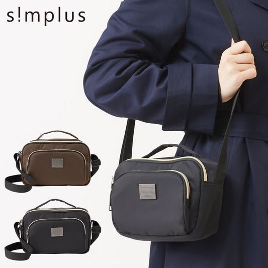 ショルダーバッグ 斜め掛けバッグ ミニバッグ ショルダーポーチ ポシェット レディース かわいい SP-TLSB01 ブラック ブラウン simplus