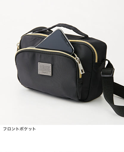 ショルダーバッグ 斜め掛けバッグ ミニバッグ ショルダーポーチ ポシェット レディース かわいい SP-TLSB01 ブラック ブラウン simplus