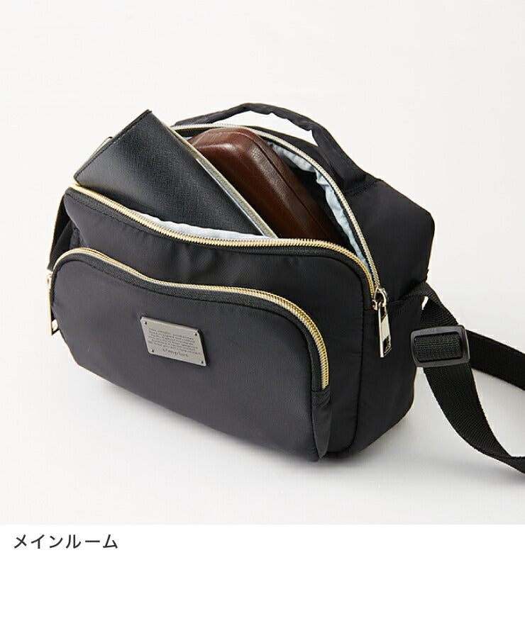 ショルダーバッグ 斜め掛けバッグ ミニバッグ ショルダーポーチ ポシェット レディース かわいい SP-TLSB01 ブラック ブラウン simplus