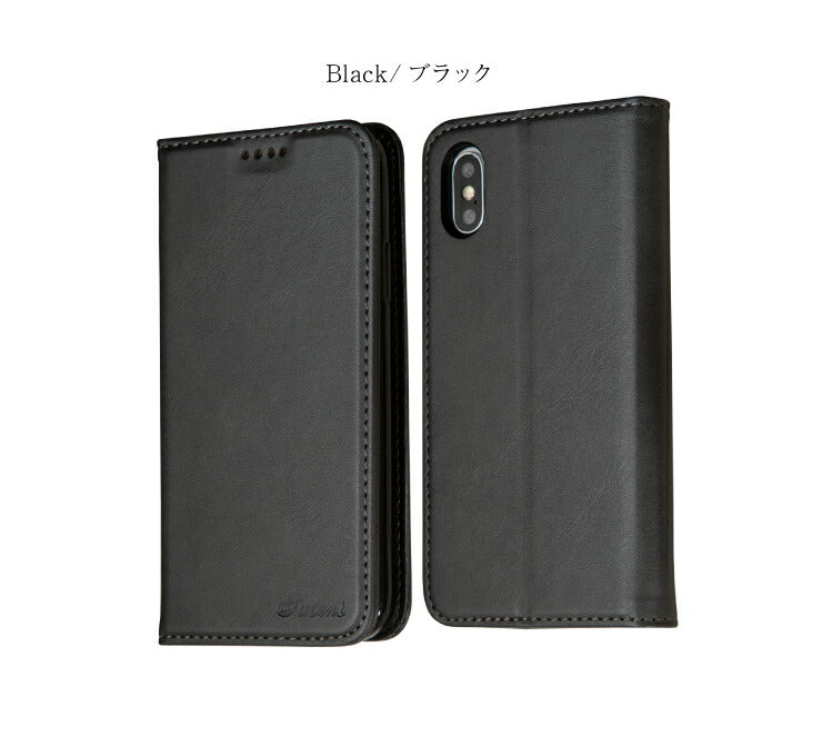 スマホケース iPhoneX XS ケース 手帳型 iPhone7 iPhone8 シンプル レザー TPU アイフォン カバー(代引不可)【メール便】