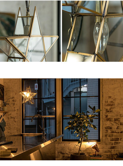 STELLA ステラ 星型ペンダントライト TP1-ST01 E17白熱シャンデリア球付き シーリング 照明器具 間接照明 ライト ダイニング(代引不可)