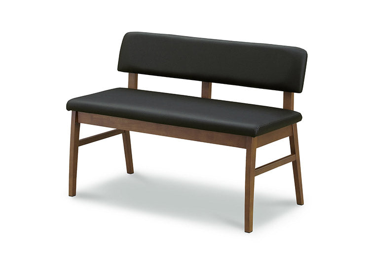 ダイニング4点セット 天然木 PVC ダイニングテーブル ダイニングチェア2脚 ダイニングベンチ ダイニングセット おしゃれ 北欧 新生活 一人暮らし 食卓(代引不可)